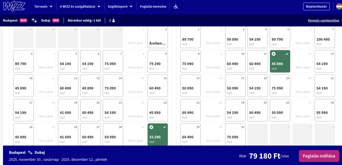 Olcsó repülőjegy Dubai