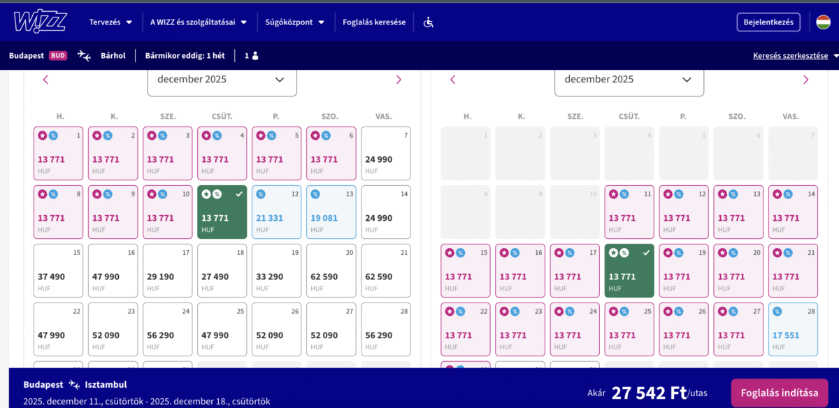 Isztanbul olcsó repülőjegy