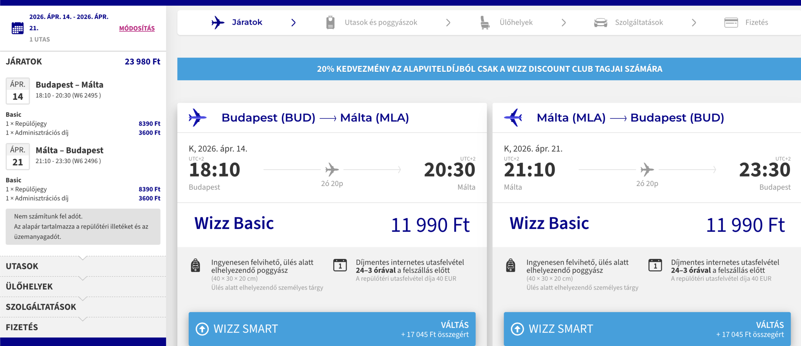 Málta akciós repülőjegy
